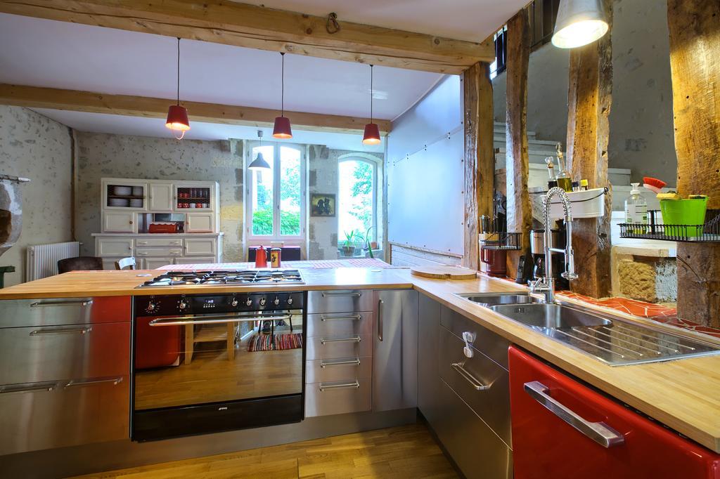 Auros Maison D'Hotes Rouge Bordeaux מראה חיצוני תמונה