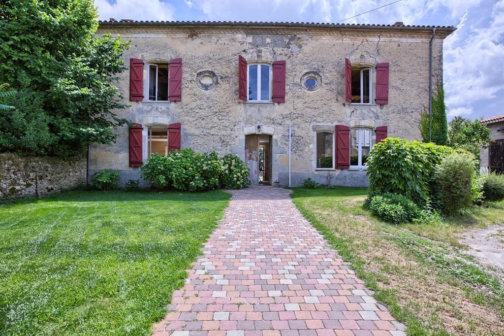 Auros Maison D'Hotes Rouge Bordeaux מראה חיצוני תמונה